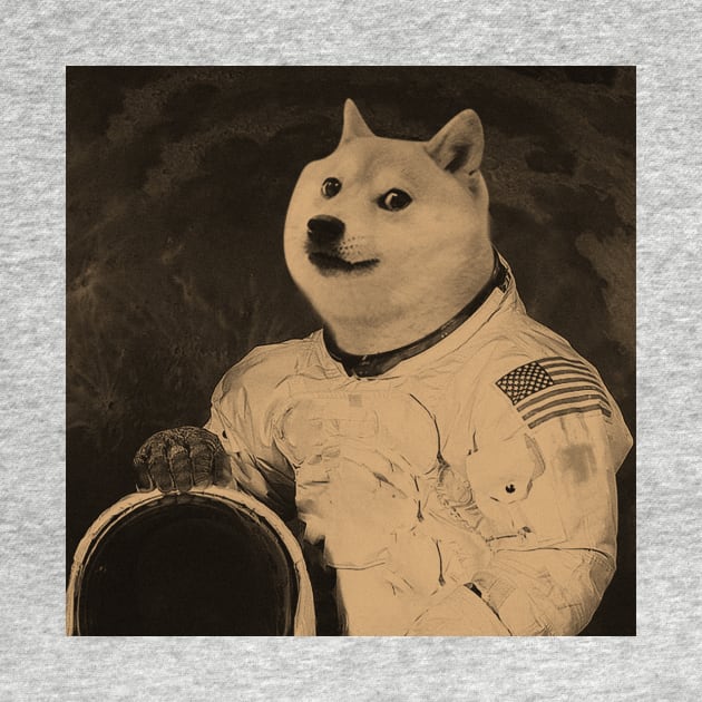 Doge To The Moon Funny Doge NASA Astronaut by Suchmugs